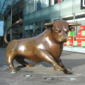 Outdoor garden metal decoration bronze bull sculpture